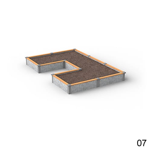 8'X12' U-Shaped Raised Garden Bed Kit Available in 1 ft & 2 ft Heights preview 17