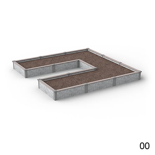 12'X12' U-Shaped Raised Garden Bed Kit Available in 1 ft & 2 ft Heights preview 10