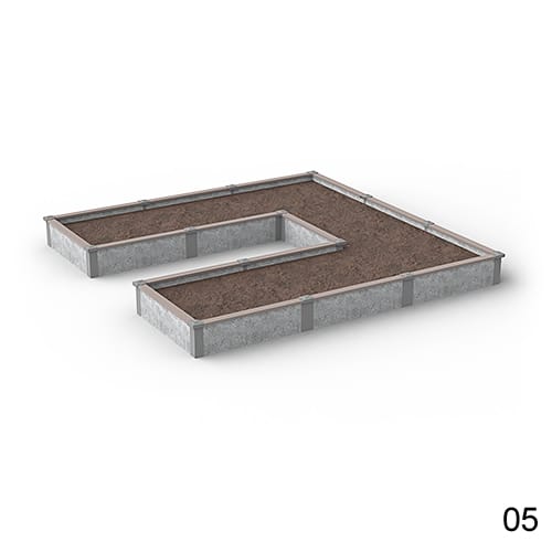 12'X12' U-Shaped Raised Garden Bed Kit Available in 1 ft & 2 ft Heights preview 15