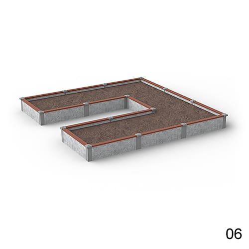 12'X12' U-Shaped Raised Garden Bed Kit Available in 1 ft & 2 ft Heights preview 16