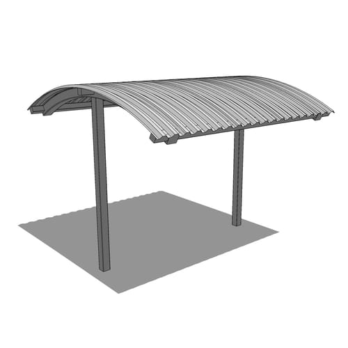 Steel Structure: Arch Shelter – Curved Roof Shelters