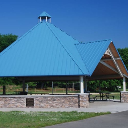 Grand Haven Hexagon – Six Sided Gable Roof Park Shelter preview 4