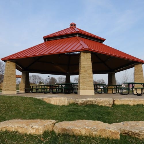 Oxford Clerestory – Two Tiered Hexagonal Gazebo, Hip Roof preview 4
