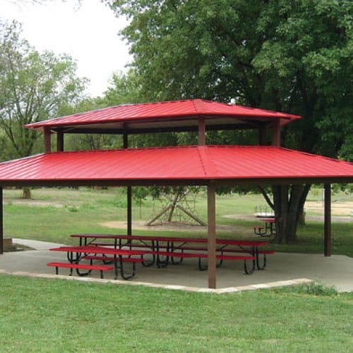 Tiara – Elongated Clerestory Hexagon, Hip Roof preview 2