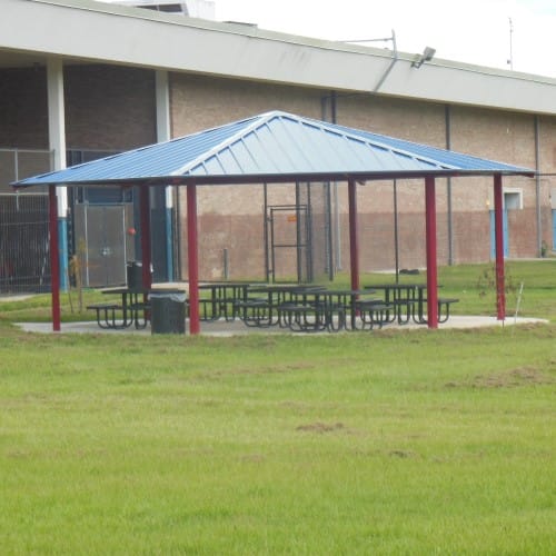 Hexagon – Six Sided Hip Roof Park Shelter preview 2
