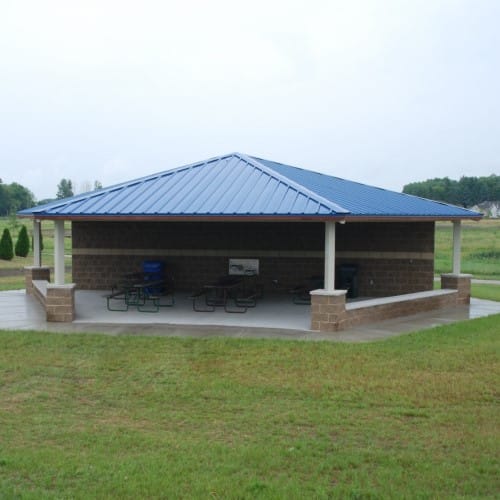 Hexagon – Six Sided Hip Roof Park Shelter preview 3