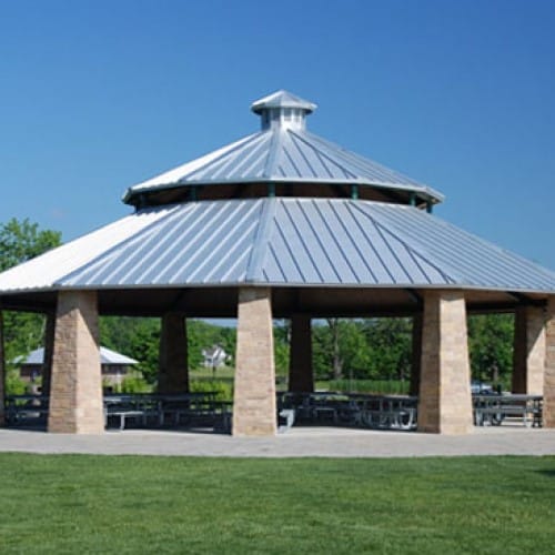 Clerestory Pavilion – Twelve Sided, Two Tiered Pavilion, Hip Roof preview 1