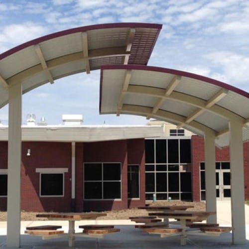 Arched Walkway – Curved Roof Shelter preview 2