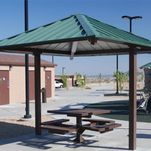 Hip Roof Sunshelter – Hip Roof Square Shelter preview 3
