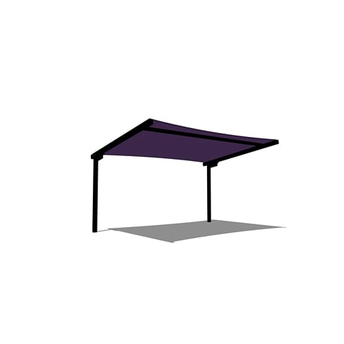 Monoslope Cantilever Shade System - 14' x 20'