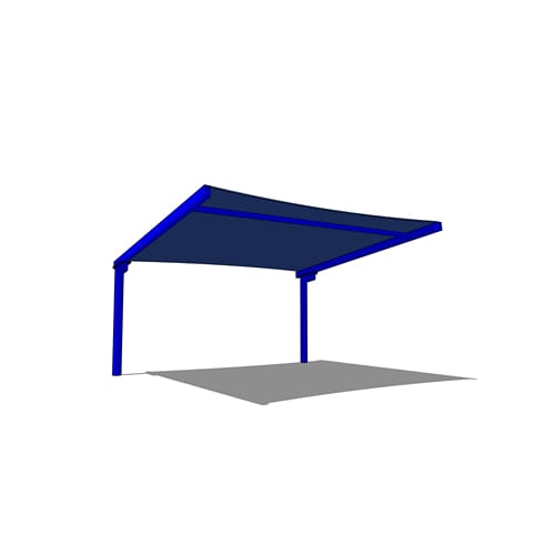 Monoslope Cantilever Shade System - 19' x 20'