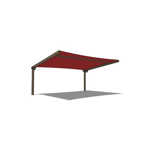 Monoslope Cantilever Shade System - 19' x 25'