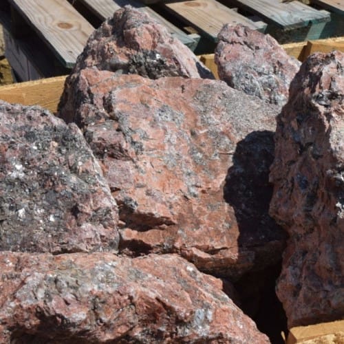 Boulders: Ruby Spar