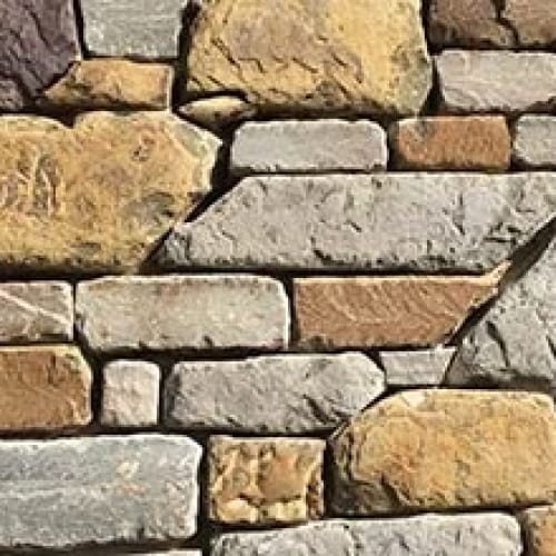 Building Stone: Blue Brown Wister Tumbled preview 1