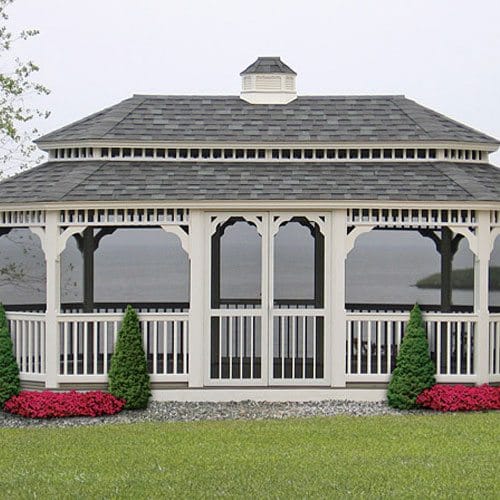 Oval Vinyl Gazebo preview 1