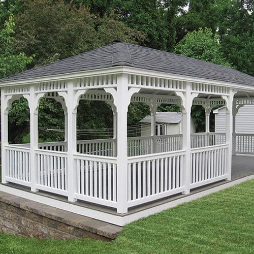Rectangle Vinyl Gazebo preview 3