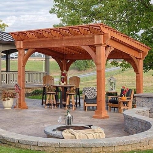 Santa Fe Wood Pergola preview 1