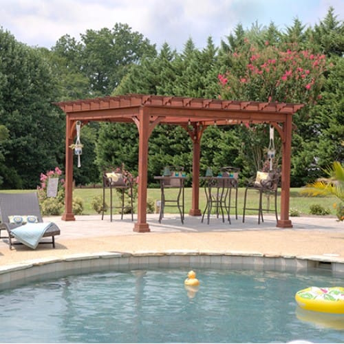 Traditional Wood Pergola preview 4