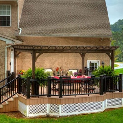 Traditional Wood Pergola preview 5