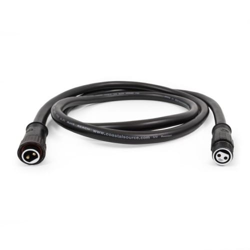 5' Extension Cable-12AWG-2 Conductor-Black (CC) preview 1