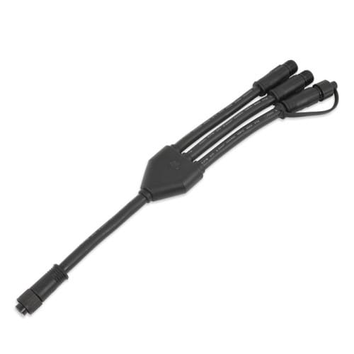 3-Way CC Y-Splitter - 12 AWG - Black preview 1