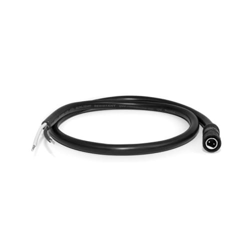 Male Pigtail - 2 Foot - Black 16 AWG - CMC (CL2 Rated) preview 3