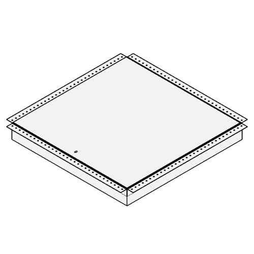 Fire-Rated Insulated Access Door with Drywall Bead Flange (PFI-GYP)