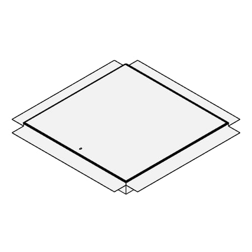 Fire-Rated Insulated Access Door for High Security (PFI-PLY)