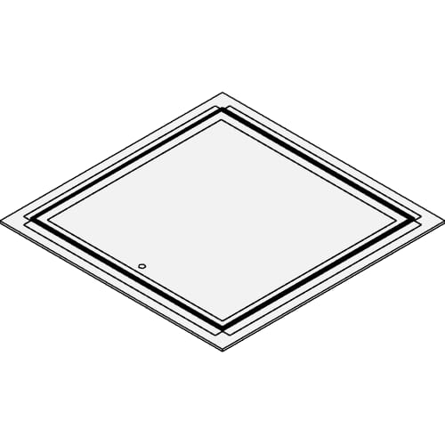 Recessed Aluminum Floor Hatch with Exposed Flange (PPA-RE)