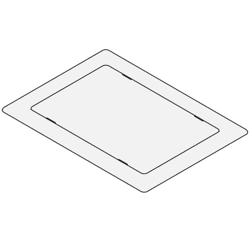 Flush Universal Removable Plastic Access Door with Hidden Flange (RPL-00)