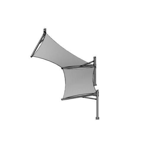 Cantilever Hypar Sails Joined