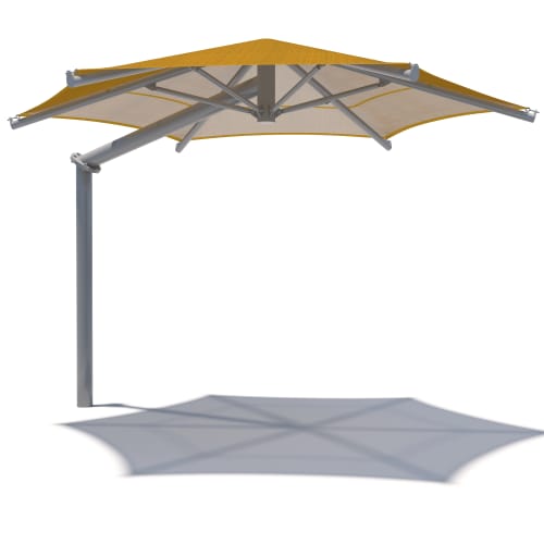 Single Post Hexagon Cantilever preview 1