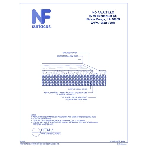 preview of Poured-in-Place Rubber Safety Surfacing - Over Asphalt/Concrete
