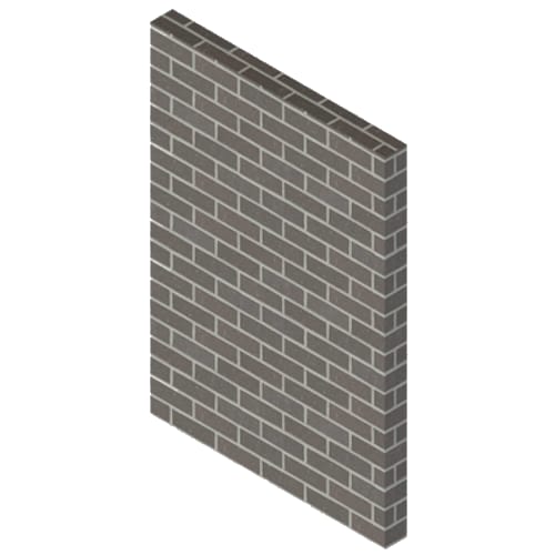 Face Brick: Modular - 3-5/8 x 2-1/4 x 7-5/8