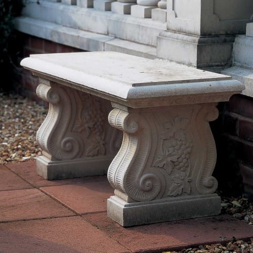 Bench Seat w/ Scrolled Bench Seat Support (D400A)