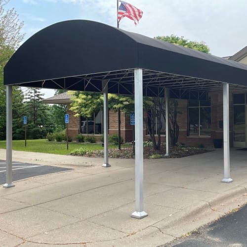 Round Top Fabric Canopy preview 2