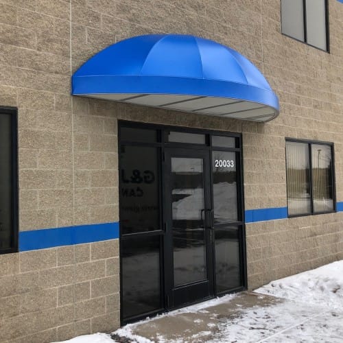 Dome Fabric Awning preview 3