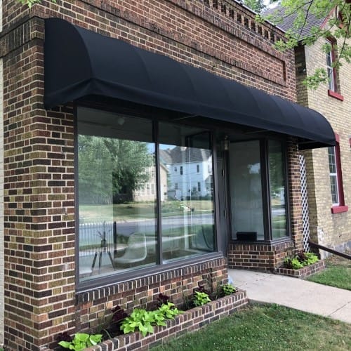 Quarter Round Fabric Awning preview 1