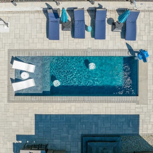 Premium Precast Plunge Plus Pool: 9' x 21' w/ Sunshelf preview 2