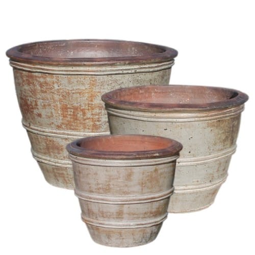 Classic Rolled Rim Planters (5-6192-AW) preview 2