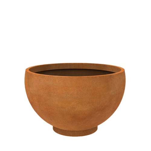 Medium Corten Steel Bowl on Stand (3-9725-R) preview 1