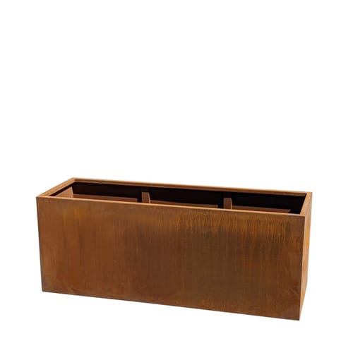 Large Rectangular Corten Steel Planter (3-9711-R) preview 1