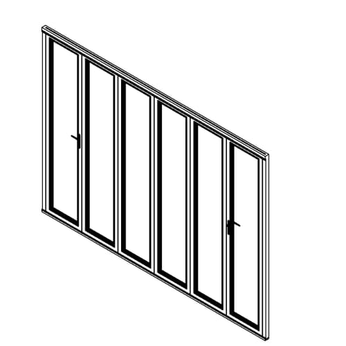 preview of Signature - Aluminum - Double Swing Door - Upstand Track