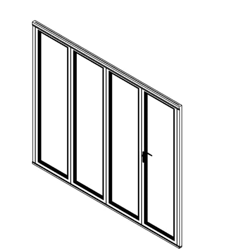 preview of Signature - Aluminum - Left Swing Door - Upstand Track
