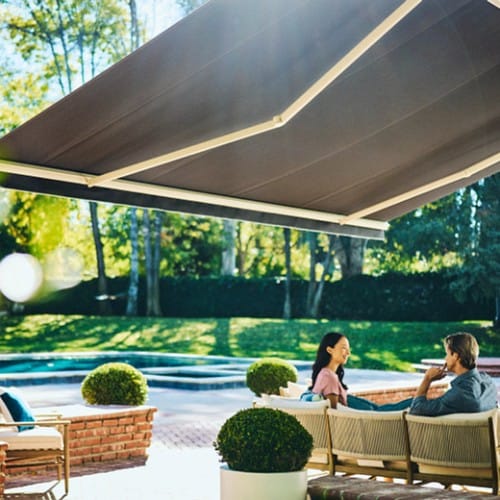 XL Semi-Cassette Motorized Retractable Awning