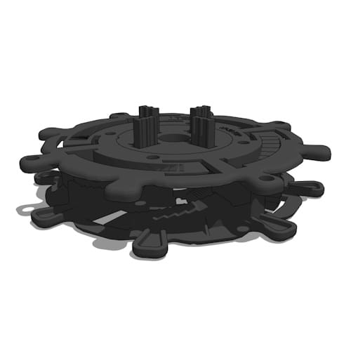 SD-XS – 5/8”-1.25” Adjustable Spiral Pedestal