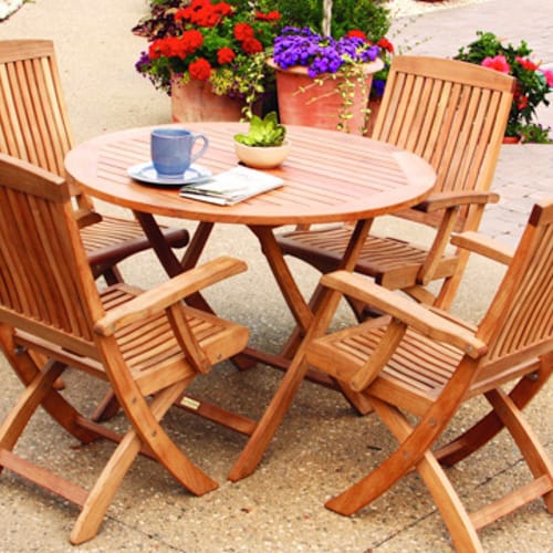 Cambridge Round Folding Cafe Table 40" (CR40) preview 3