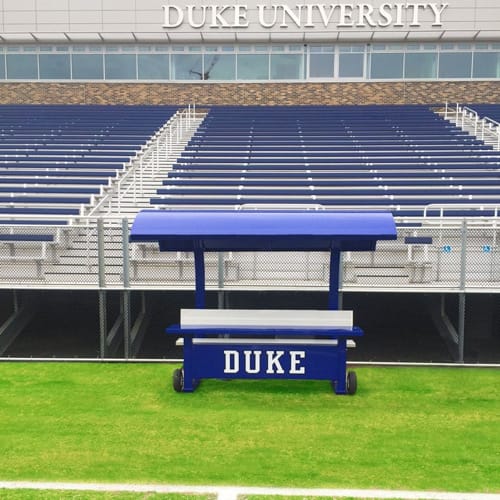 Portable Unibody 7'6" Scorer's Table with Canopy preview 4