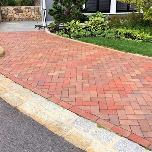 4x8 Square Edge Clay Pavers -  Pathway Beale Street preview 2
