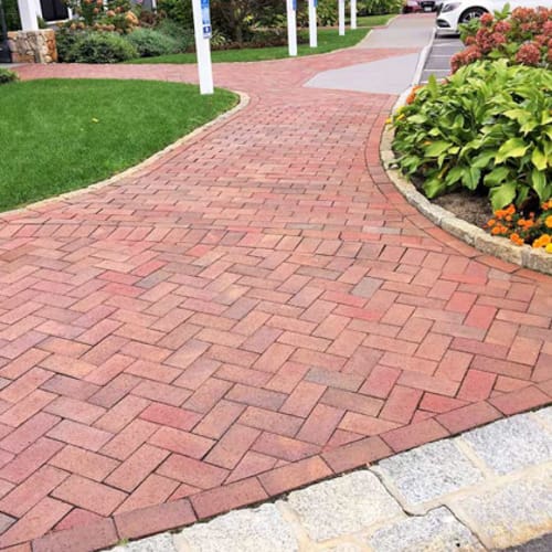 4x8 Square Edge Clay Pavers -  Pathway Beale Street preview 3